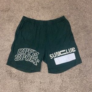 Cactus Plant Flea Market Sunclub GREEN Sport Shorts Size Large